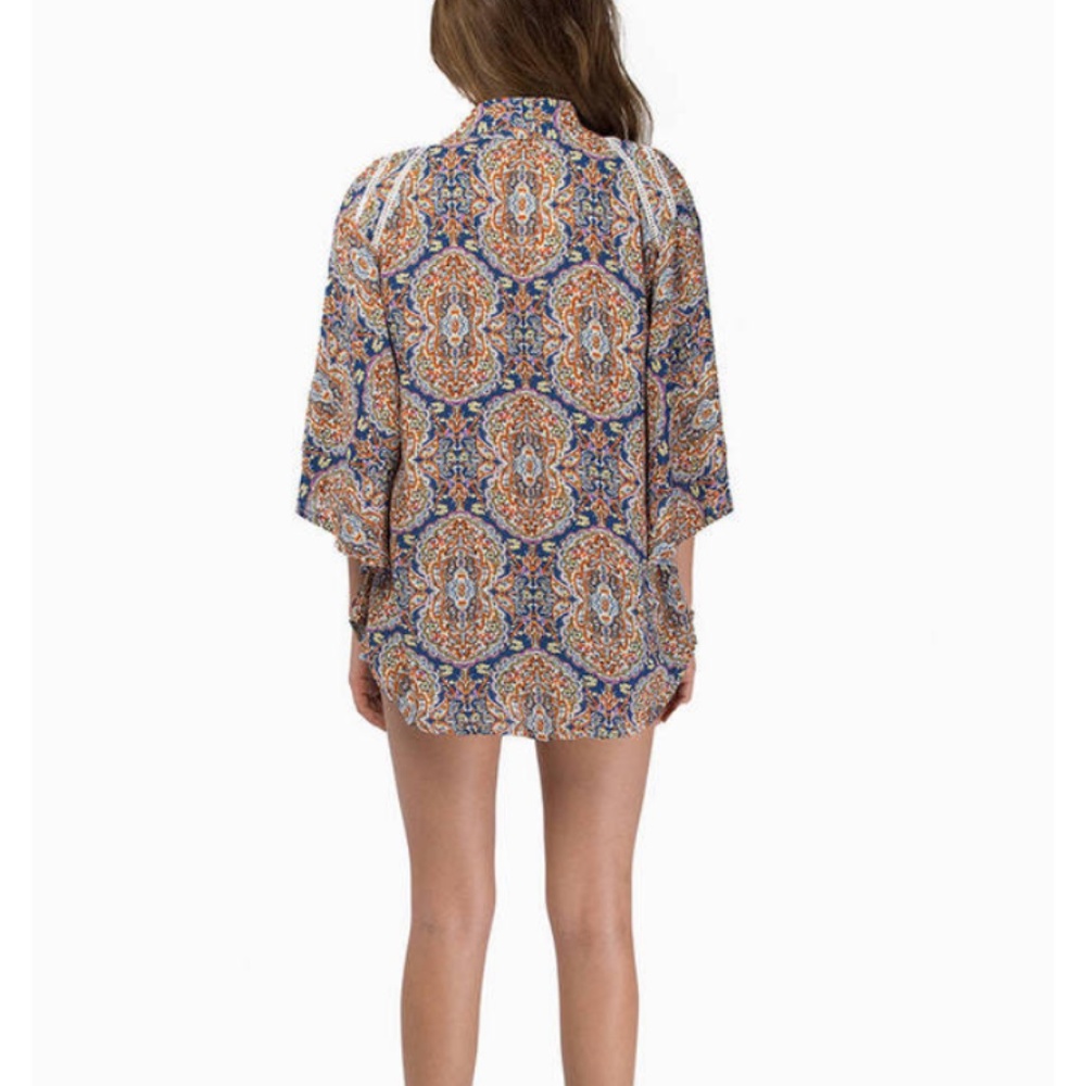 Multi-Color Kimono - Picture 2 of 5